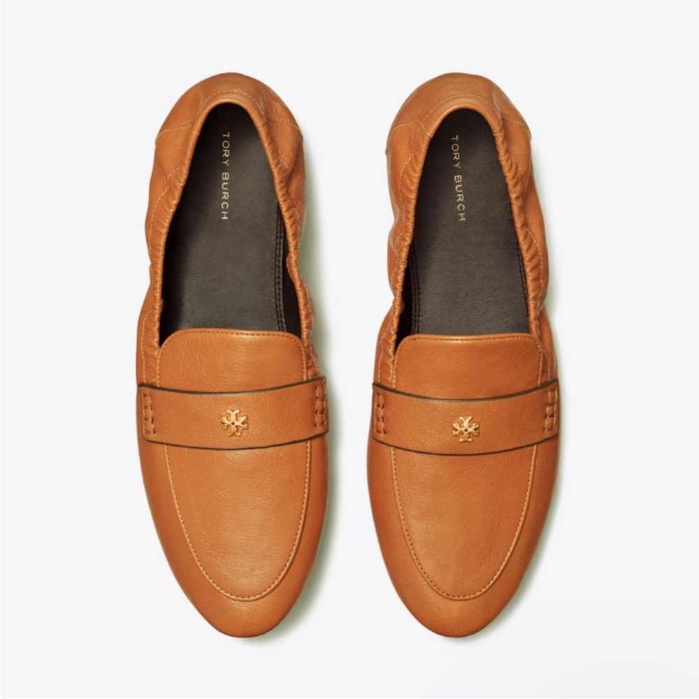 Tory Burch Ballet Loafers Bourbon 9.5